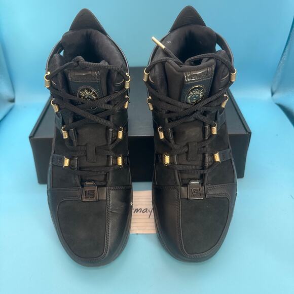 Nike Lebron Zoom III Black Metallic Gold m8.5 w10 main image 7